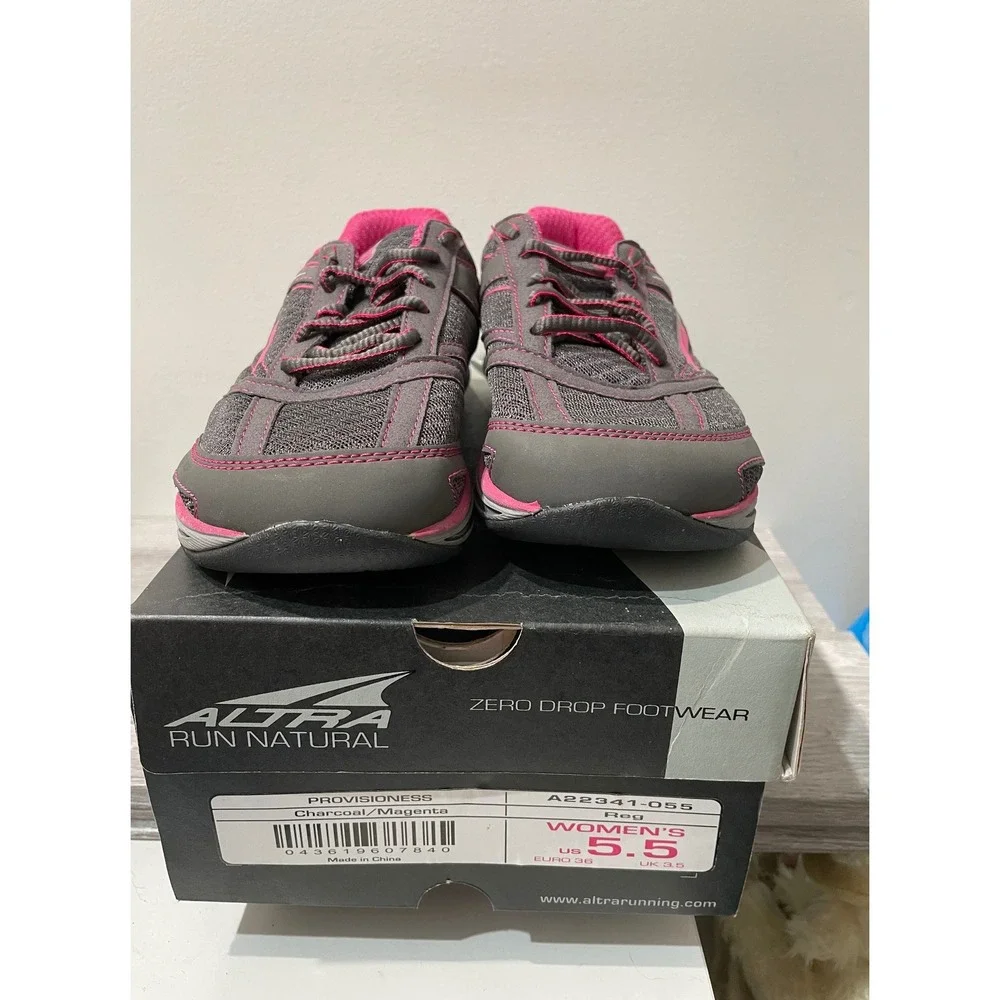 Altra Provisioness Women Running Shoes Charcoal‎ Magenta A22341-055 Size 5.5